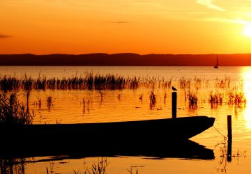 Neusiedler See Sonnenuntergang