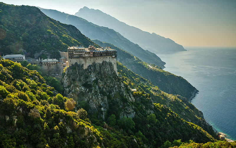 griechischer Berg Athos