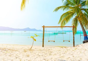 Strand Schaukeln