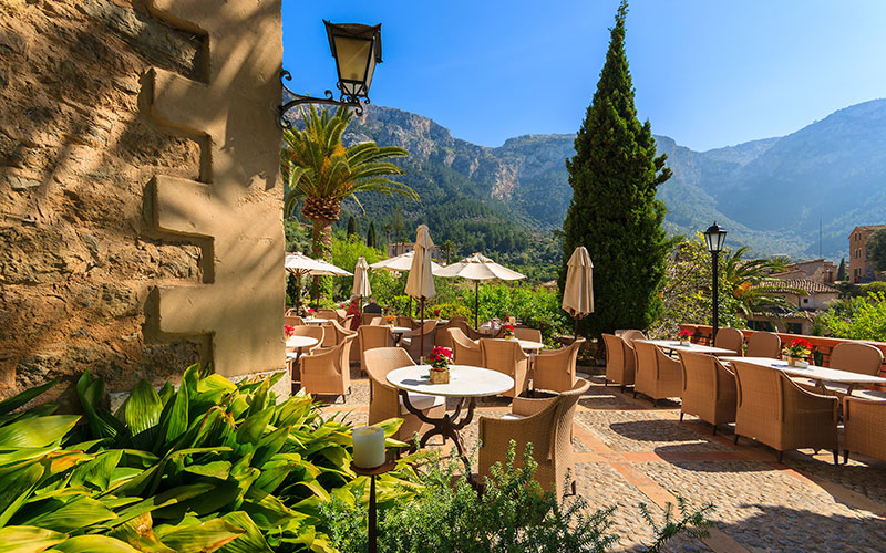Restaurant im Freien